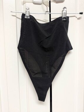 SKIMS Black High-Waist Shaping Thong